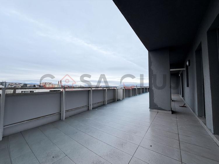 3 camere, terasa de 46 mp, vedere panoramica, Buna Ziua!