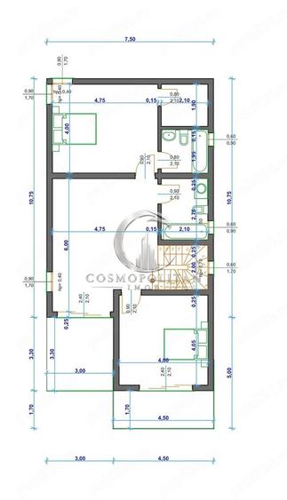 Loc pentru constructie casa ~ comuna Maracineni/BZ – primarie ~ 400mp