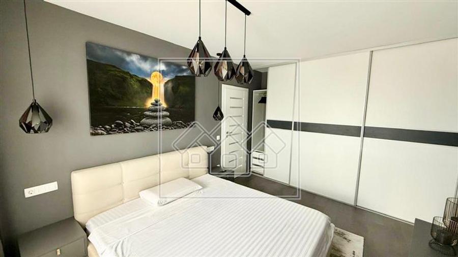 Apartament tip duplex de inchiriat in Sibiu – 5 camere, 119,5 mp si 2 balcoane –