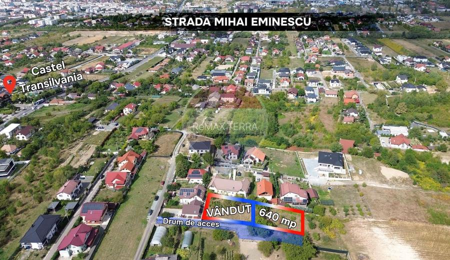 TEREN INTRAVILAN - strada Mihai Eminescu