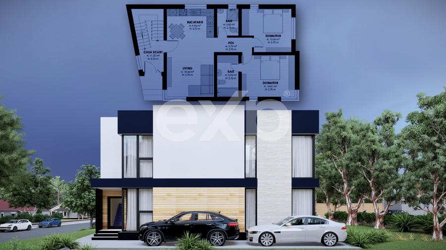 De vanzare | Apartament 3 camere, decomandat, Etaj 1 | Trivale, Padurea de Pini