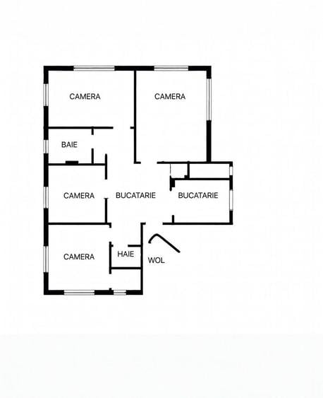 Apartament 4 camere decomandat, 2 băi, 78 mp + balcon, Mănăștur