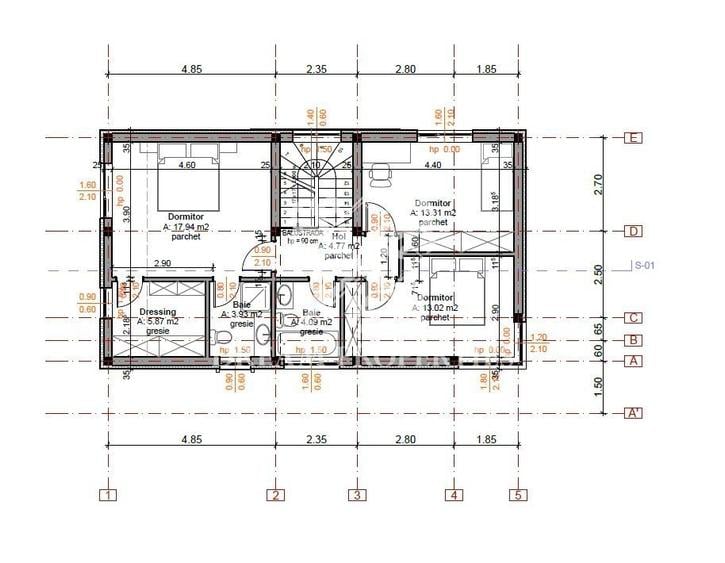 COMISION 0%! Casă individuală, 5 camere, 3 bai, teren 474 mp, Chinteni