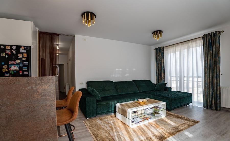 Apartament 3 camere mobilat si utilat modern intrare Racadau