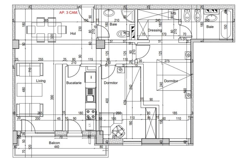 Apartament de lux 3 camere cartier Albert - 13