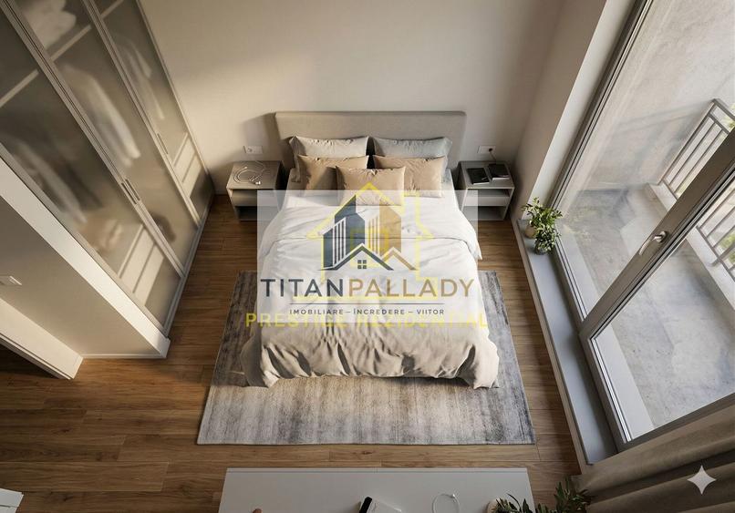 2 Camere 61mp cu Balcon Generos | Titan-Pallady