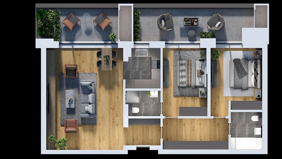 APARTAMENT 3 CAMERE | PREMIUM | PIPERA | MUTARE IMEDIATA