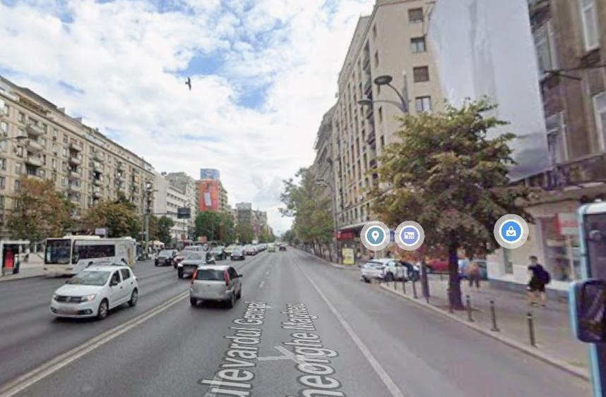 Romana  piata spatiu stradal  Magheru