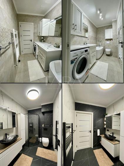 Apartament 3 camere, garaj, mobilat complet, Baciu.