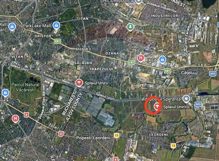 Teren industrial premium – 9 Ha – Splaiul Unirii / Popești-Leordeni