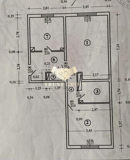 2 camere Crangasi | Centrala proprie | Lac