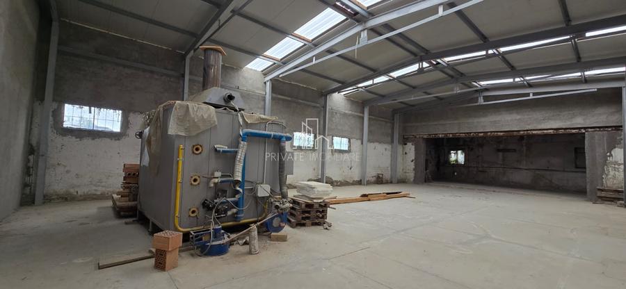 Teren + hale industriale 8785mp + casă–Oportunitate investiție / producție –