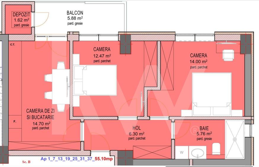 Apartament 3 camere - zona Dedeman Sibiu