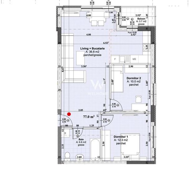 Apartament 3 camere NOU - mutare rapida !! Energetic A !!