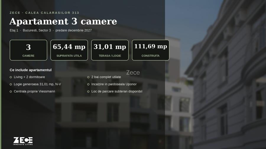 Apartament 3 Camere de Vanzare - Bloc Nou - ZECE Innovate Living - 13