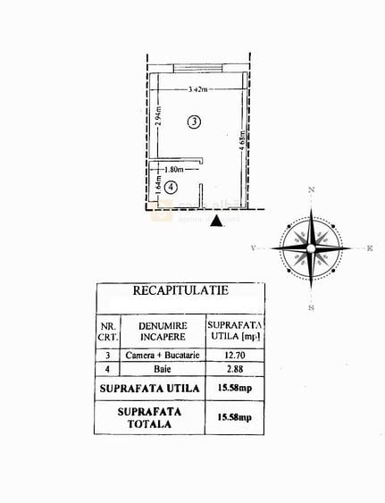 bd. Poitiers, garsoniera renovata complet, bloc cu lift, LIBERA - 1