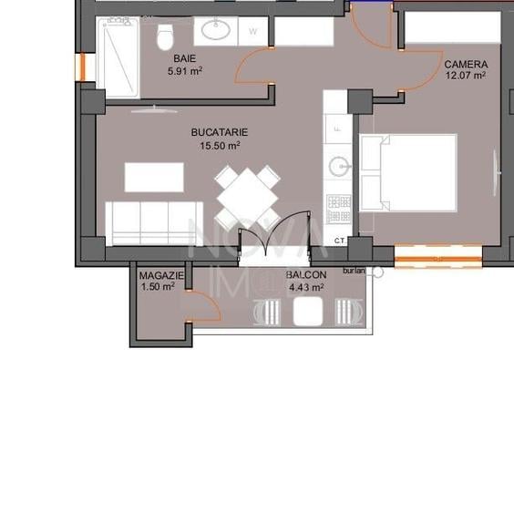 Apartamente - tip studio - Str. Doamna Stanca