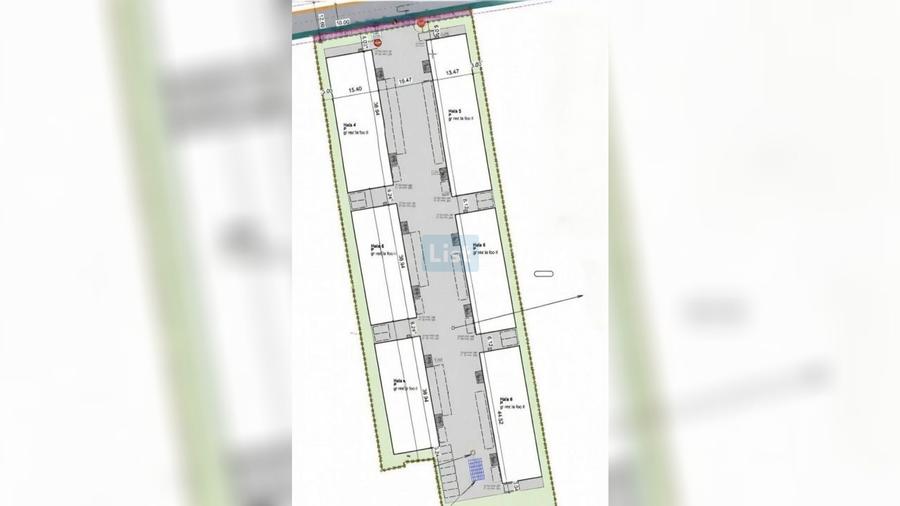 HALĂ in constructie, 580 mp , TEREN 1.800 mp ! GILĂU