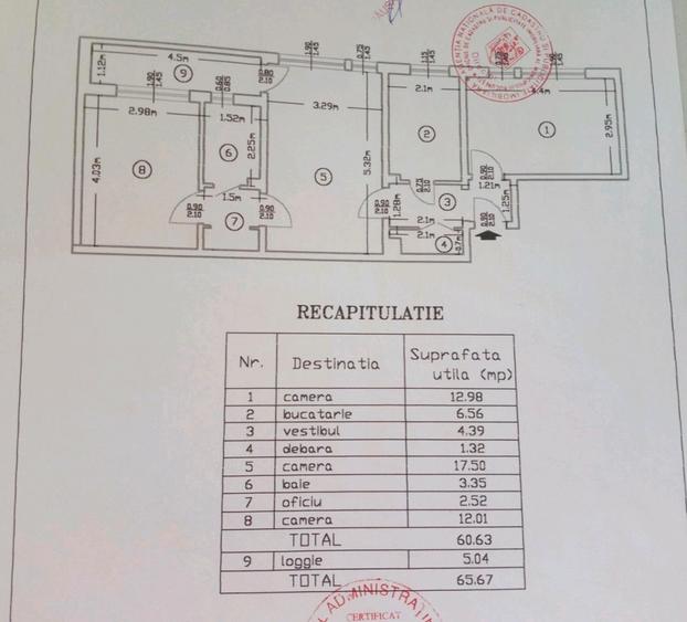 Apartament 3 camere Titan