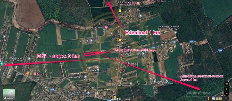 DOM00436 - De vanzare teren intravilan toate utilitatile Balotesti