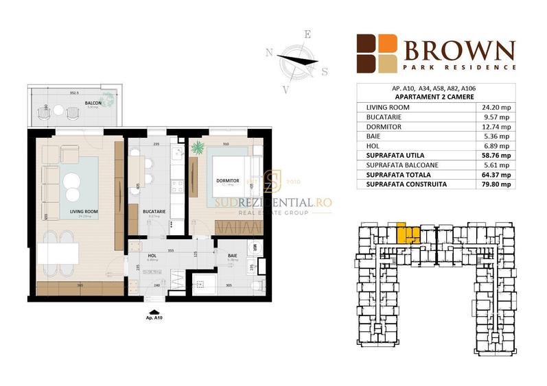 Apartament in imobil nou de vanzare - 2 camere, decomandat,Metalurgiei - 1