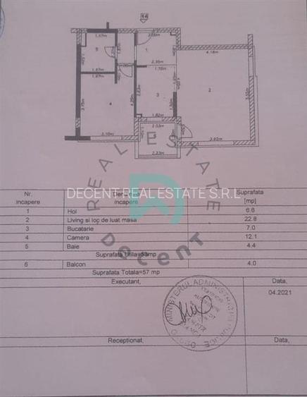 Apartament 2 camere Tractorul - Top City, 57 mp - Brasov