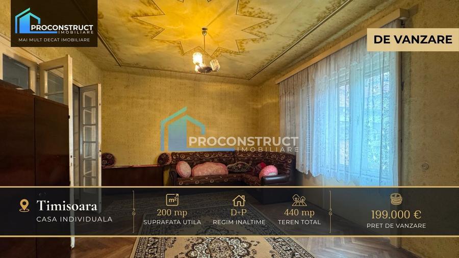 Casa cu potential investitional | Zona Iosefin 200 mp utili 199.000 E