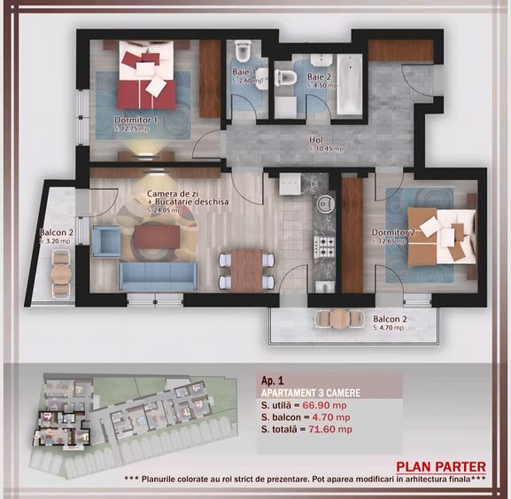 Stefan cel Mare apartament de la dezvoltator