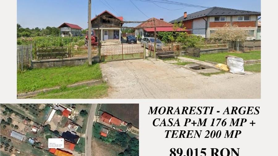 Casa P+M 176 mp + Teren 200 mp - Moraresti - Arges
