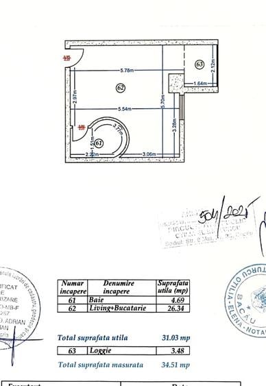 Studio 35 mp Piata Uniri - Piata Alba Iulia - 3