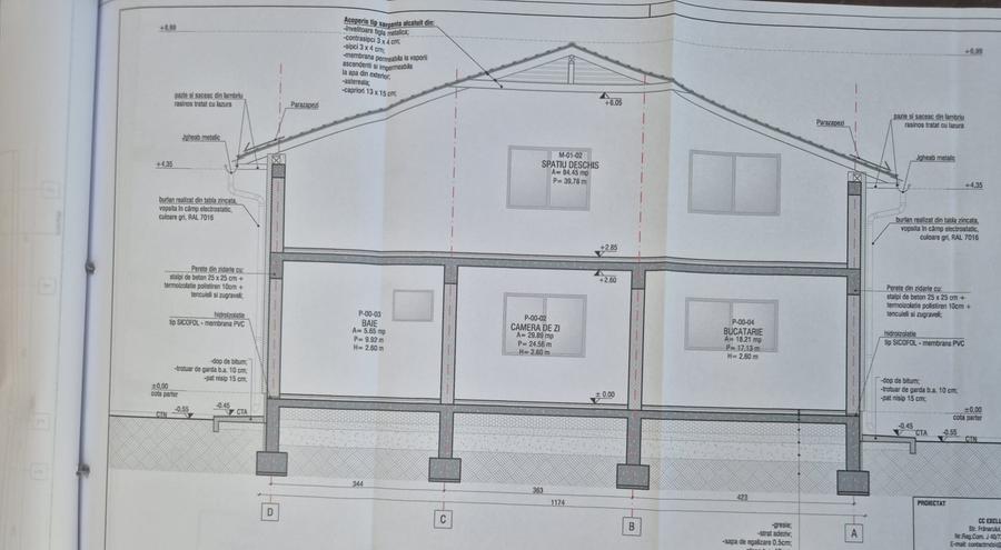 Casa LA ROSU de vanzare 4 camere 100 mp utili teren 500 mp