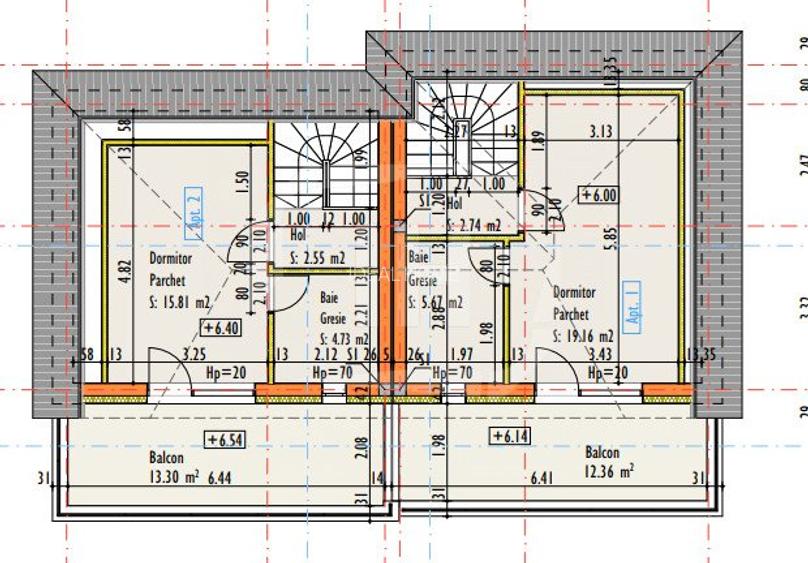 Casa cu 4 camere, terasa mare, constructie noua, CF, zona Dambul Rotund - 15