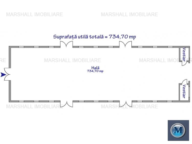 Spatiu industrial de vanzare in Filipestii de Padure, 2663.50 mp #15081