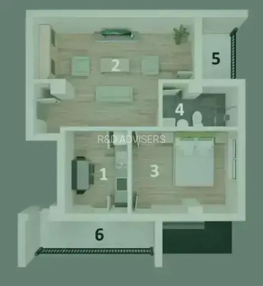 Apartament 2 Camere Otopeni | Central | Parcare Subterana | TVA inclus