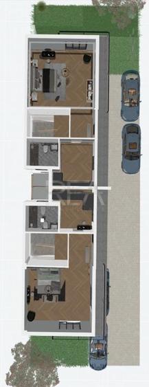 Vila duplex contemporana Bucurestii Noi - Straulesti