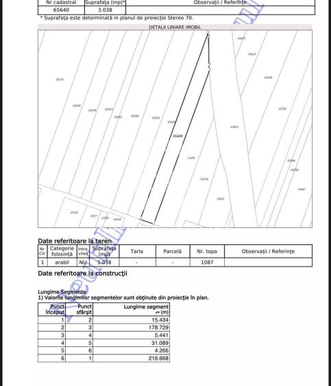 Teren Investiție | 25 €/mp | Acces Drum Metropolitan OSORHEI - 8