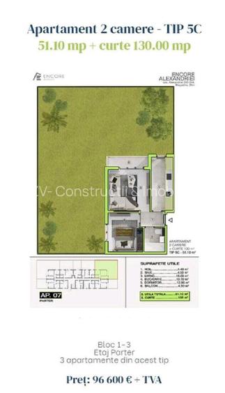 Parter + Gradina proprie- Soseaua Alexandriei, imobil nou