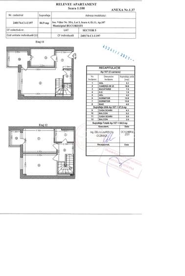 Parcul Carol-Sos Viilor - duplex 3 camere- terasa - 2