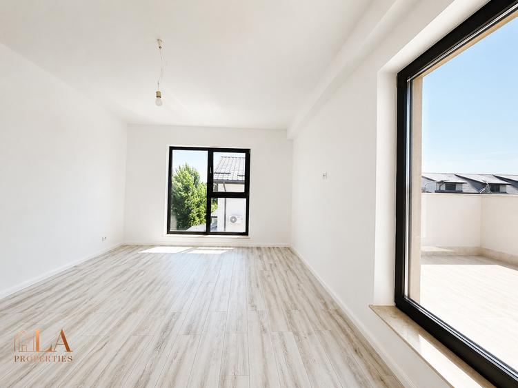 Casa individuala 4 camere | Terasa mansarda 42,2mp | Bragadiru-Parc Ghidiceni