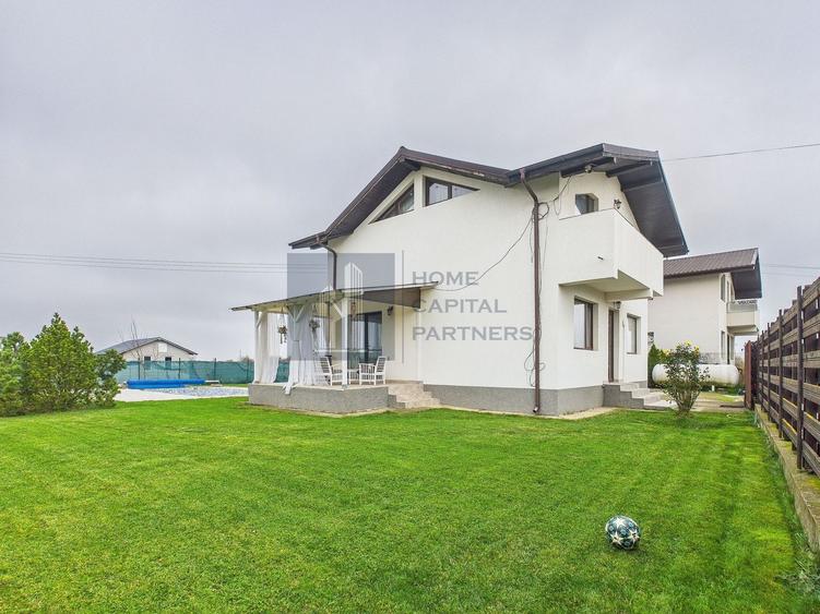 Casa de vânzare în Periș – 4 camere, teren 770 mp, piscină, garaj, apr