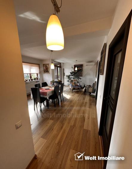 Apartament cu gradina in bloc tip vila, 75 mp util + 120 mp, parcare