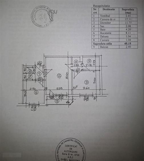 Apartament 2 camere, partial mobilat, zona Mosilor