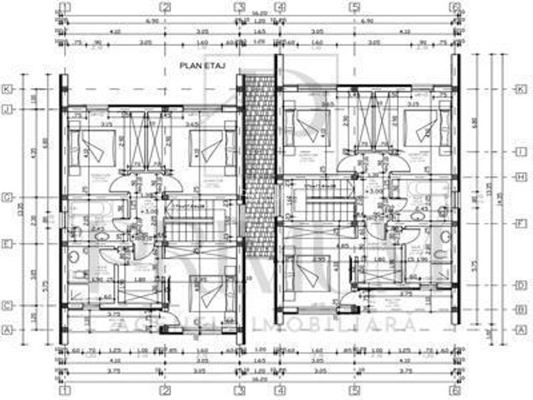 Duplex individual - 5 camere - proiect deosebit- mansardabil - teren 375 mp - 10