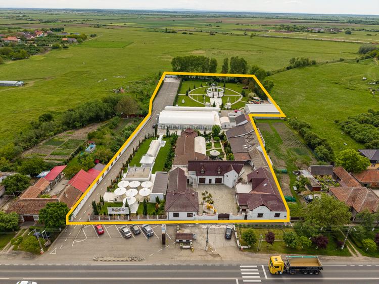 Complex HoReCa functional – 13.000 mp, venituri active, 15 km Timisoara