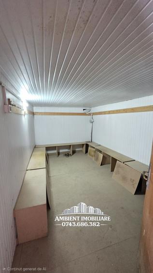 HALĂ PRODUCȚIE - ATELIER cu SC-578 mp, teren 716 mp, VASLUI - Str. Burebista;