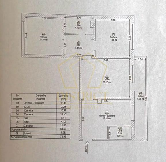 Apartament deosebit cu 3 camere | Take Ionescu