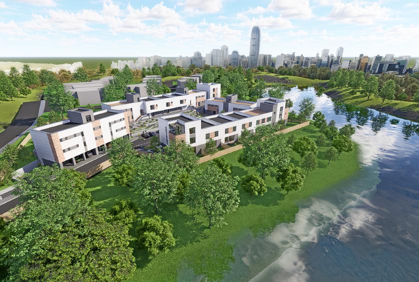 Apartament cu grădină proprie în Veris Pipera Lake – 100 mp utili | Curte 65 mp