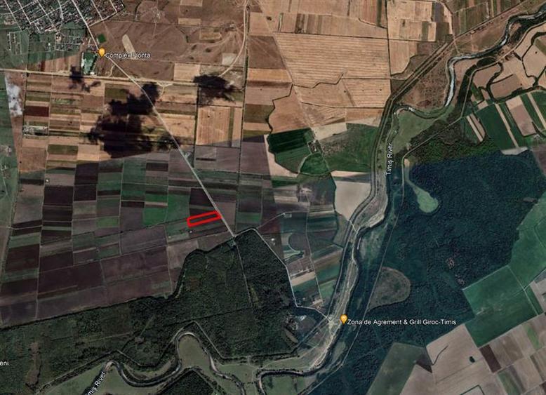 Teren pentru DEZVOLTARE de vanzare in zona Giroc spre padure