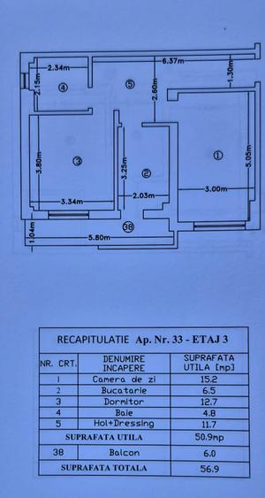Apartament nou cu 2 camere 57 mp | Zona Bucium-Vișan | Complex rezidențial nou | Complet mobilat