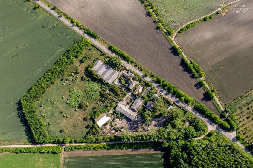 Cladire industriala de vanzare cu potential 3,5 ha in Batania